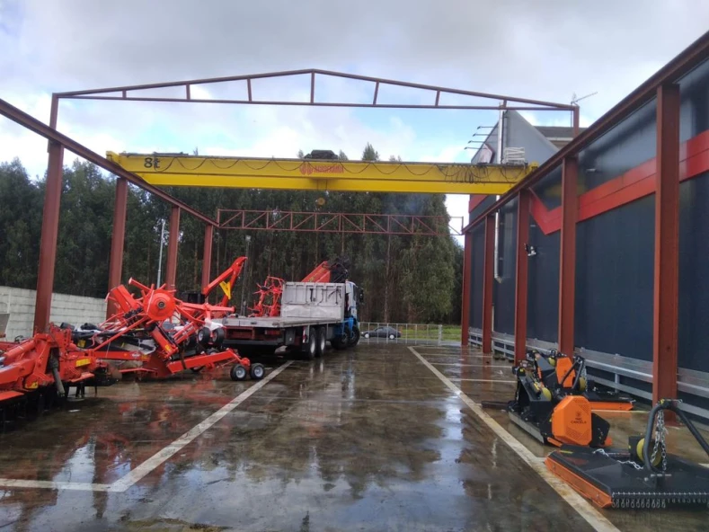 INSTALACION DE PONTE GRUA INTERIOR E EXTERIOR 